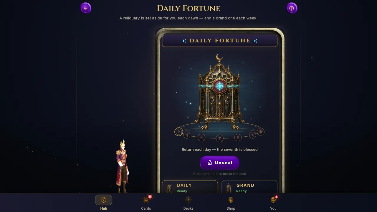 Daily Fortune reliquary